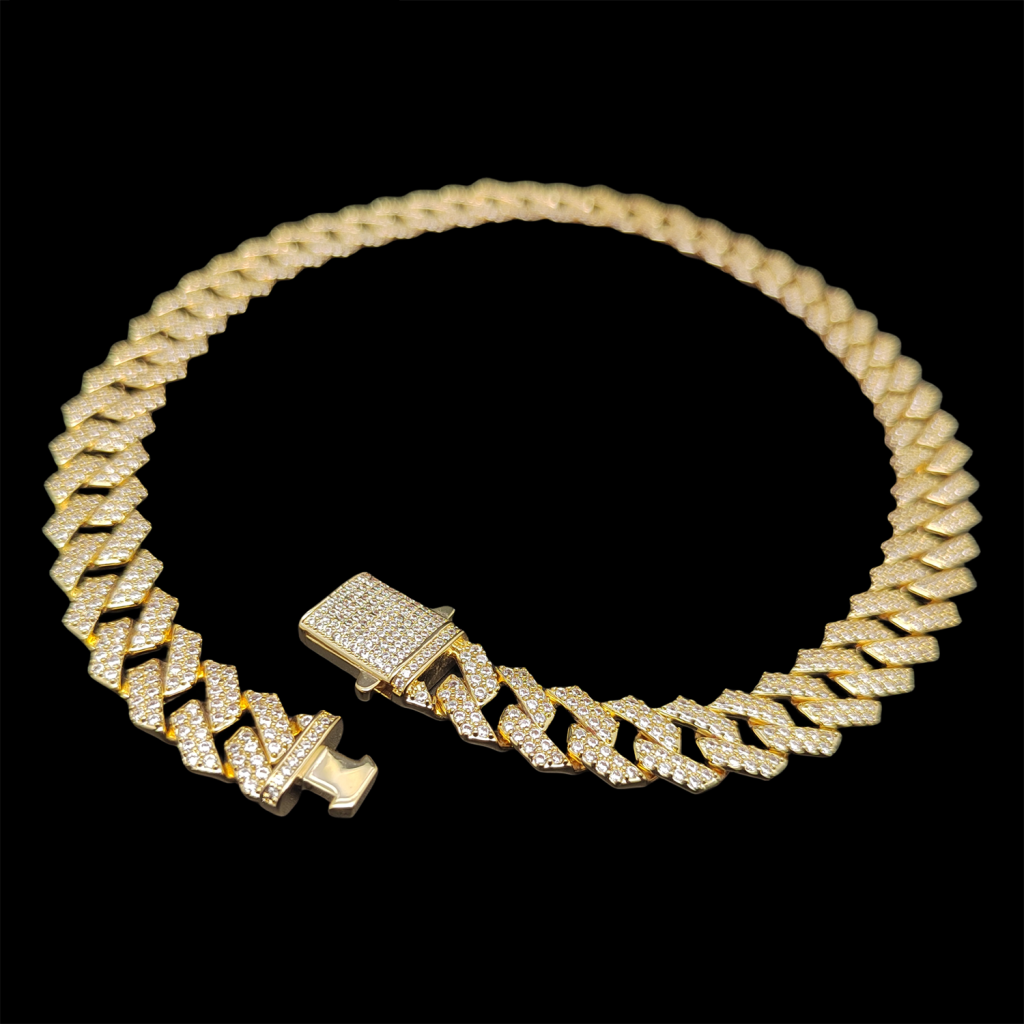 44060074 Iced Out Cuban Link Bracelet