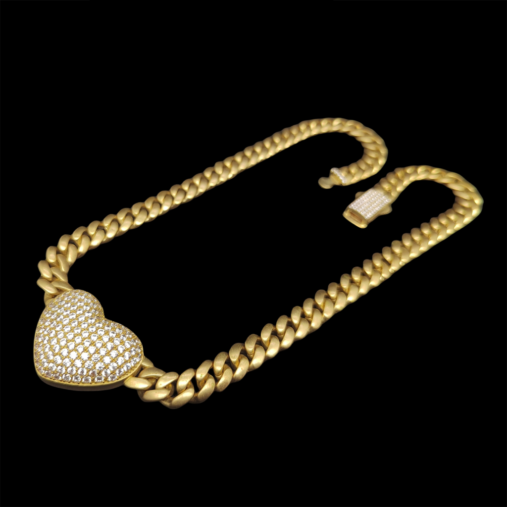 44060080 Iced Out Cuban Link Necklace